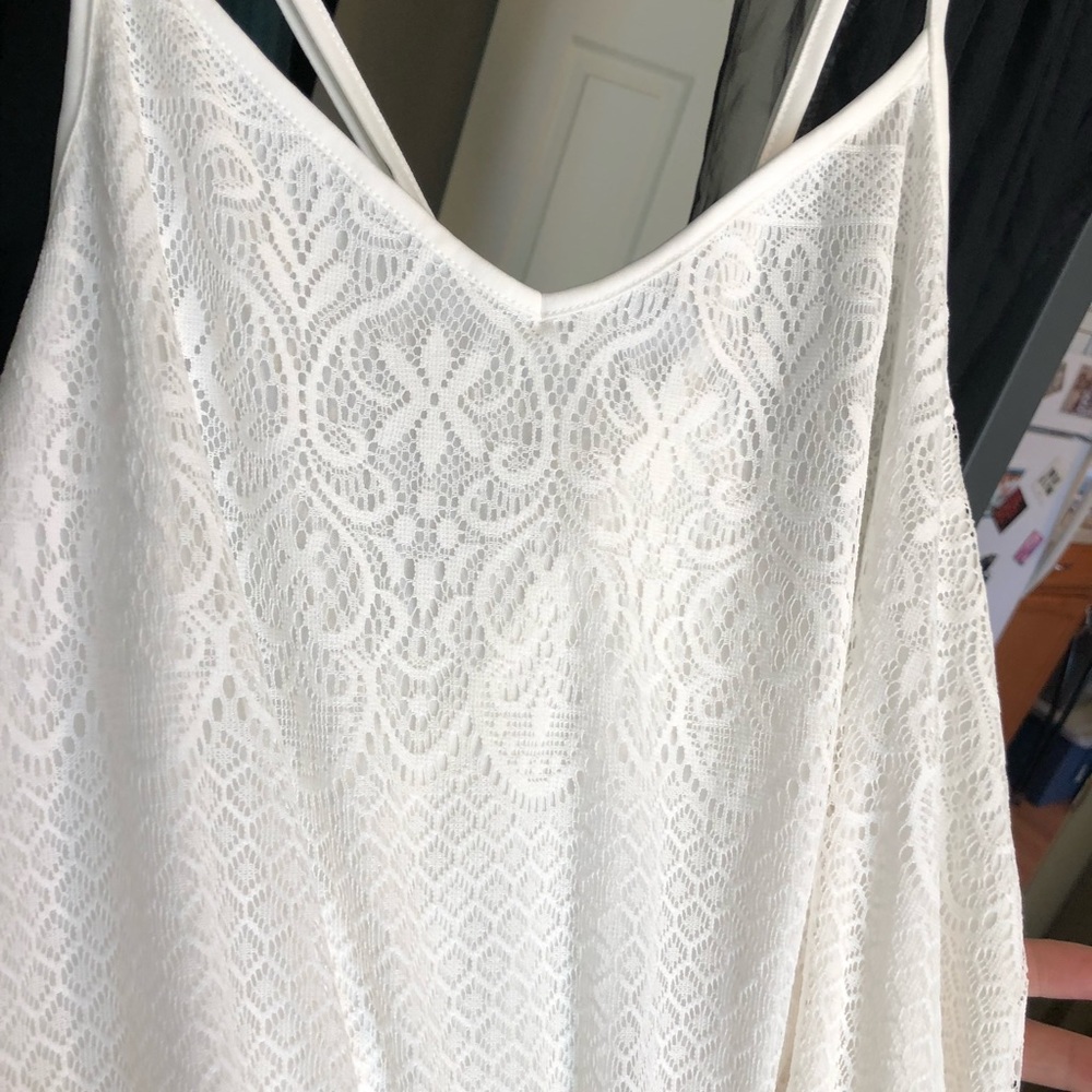White Lace Bohemian Rompers - Picture 4 of 6